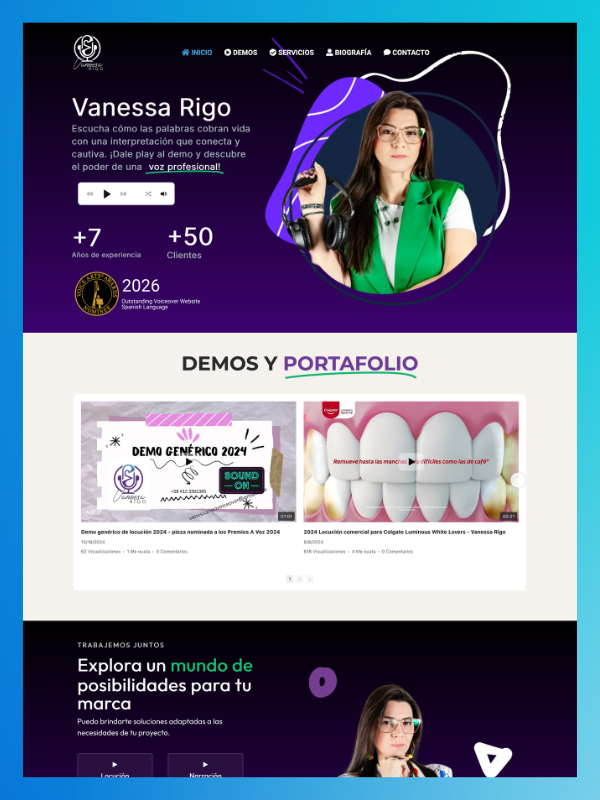 Locutora Profesional Pro